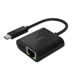 Adapter Chuyển Đổi Từ USB-C Sang GIGABIT ETHERNET, PD 60W  Belkin - Hàng Chính Hãng