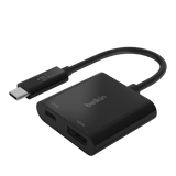  Adapter Chuyển Đổi Từ USB-C Sang HDMI, PD 60W Belkin - Hàng Chính Hãng 