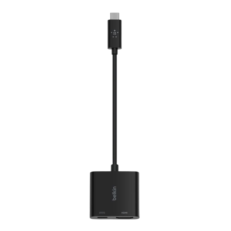  Adapter Chuyển Đổi Từ USB-C Sang HDMI, PD 60W Belkin - Hàng Chính Hãng 
