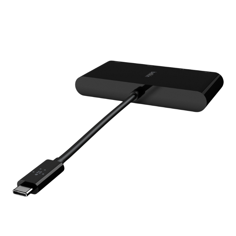  Adapter Chuyển Đổi USB-C Multimedia, 4 Trong 1 Belkin - Hàng Chính Hãng 