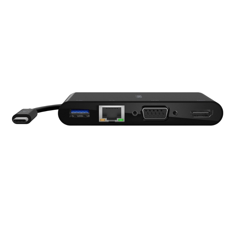  Adapter Chuyển Đổi USB-C Multimedia, 4 Trong 1 Belkin - Hàng Chính Hãng 