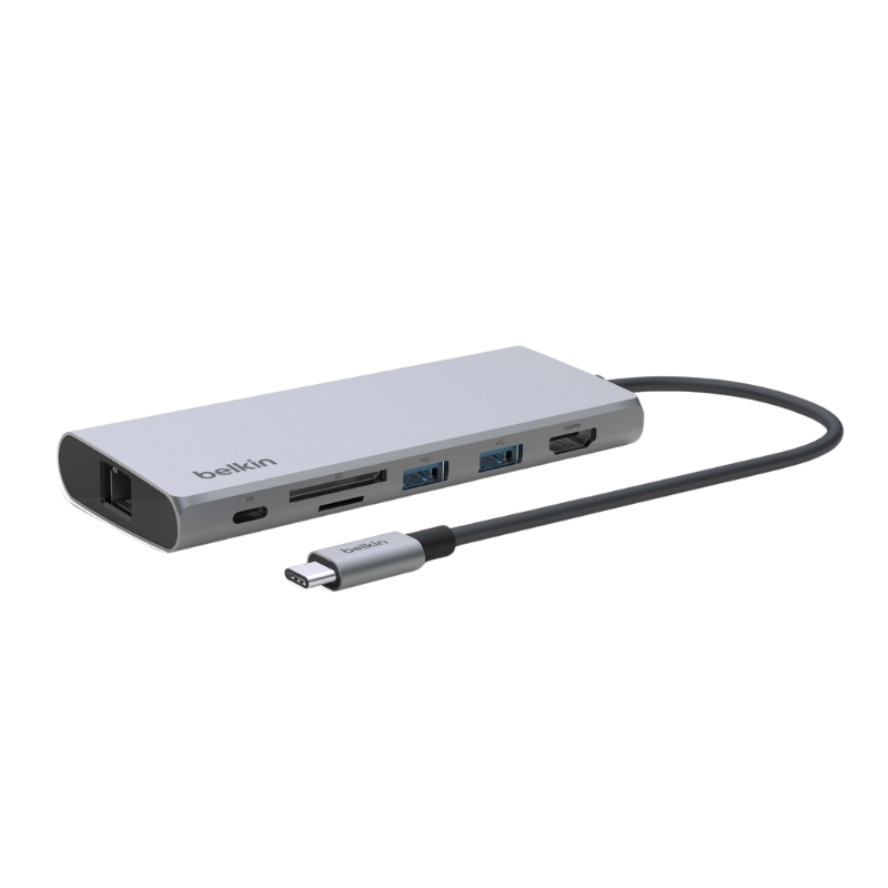 Adapter Chuyển Đổi Belkin USB-C Multimedia 7 Trong 1 100W PD