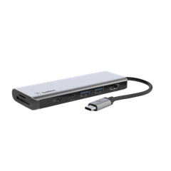 Adapter Chuyển Đổi USB-C Multiport 7 Trong 1, Pass-Thru Belkin - Hàng Chính Hãng