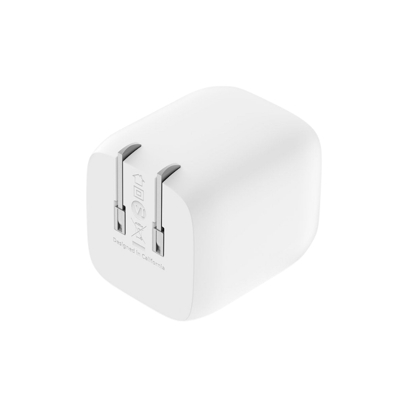  Adapter Sạc Nhanh Belkin 45W, 2 Cổng USB-C, PD 3.0 PPS GaN - Hàng Chính Hãng 