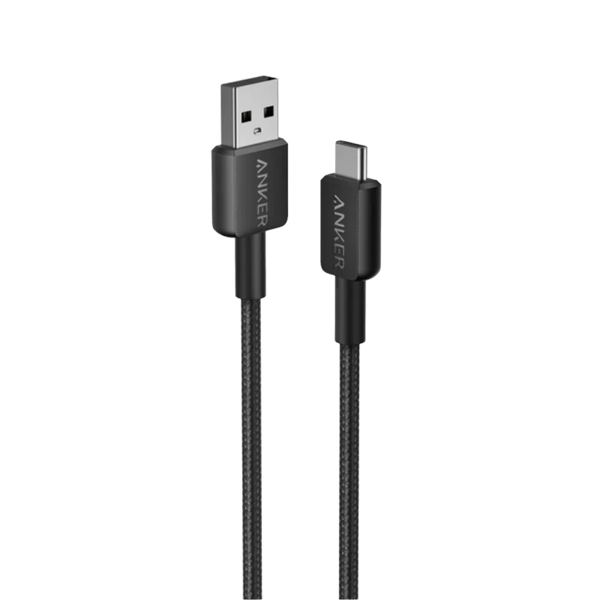 Cáp Sạc Anker 322 USB-A to USB-C 0.9m Bọc Dù - A81H5 Chính Hãng