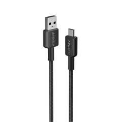 Cáp Sạc Anker 322 USB-A to USB-C 0.9m Bọc Dù - A81H5 Chính Hãng
