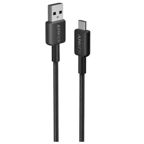Cáp Sạc Anker 322 USB-A to USB-C 1.8m Bọc Dù - A81H6 Chính Hãng