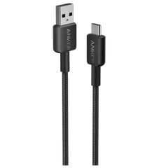 Cáp Sạc Anker 322 USB-A to USB-C 1.8m Bọc Dù - A81H6 Chính Hãng