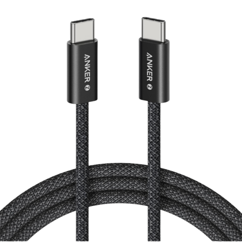 Cáp Sạc Anker Zolo USB-C to USB-C 1.8m Bọc Dù 60W - A8060 Chính Hãng