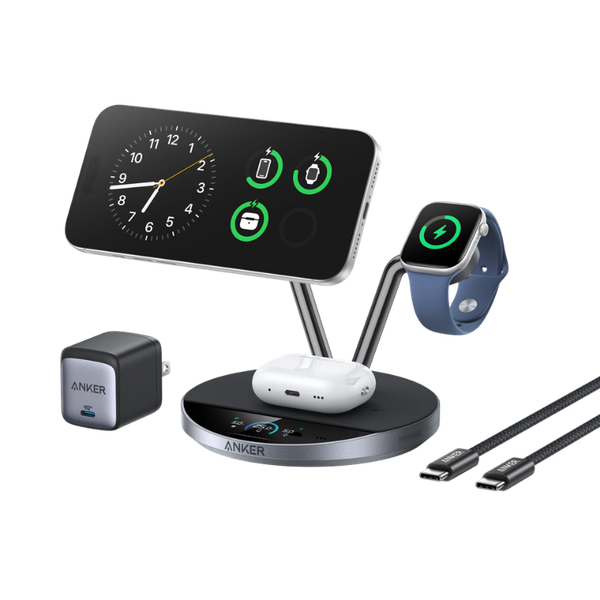 Đế Sạc Để Bàn Anker Prime Maggo 3 Trong 1 Aircool A25X7 Chính Hãng