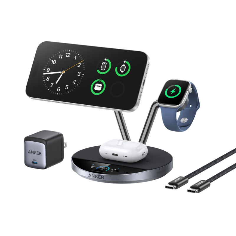  Đế Sạc Để Bàn Anker Prime Maggo 3 Trong 1 Aircool A25X7 Chính Hãng 