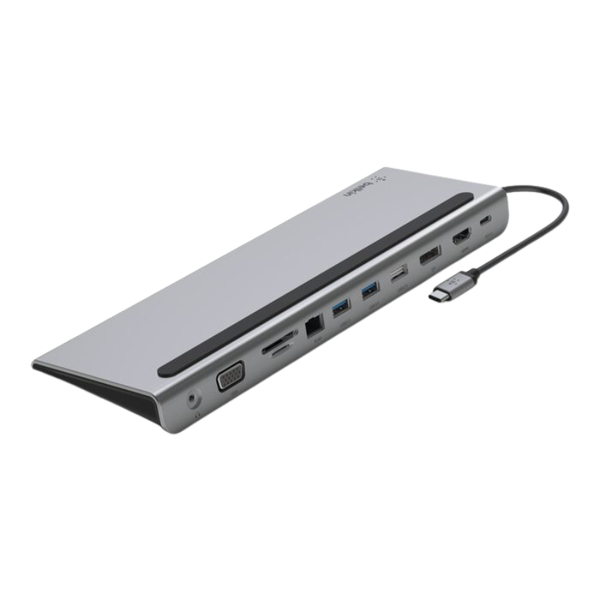 Dock USB-C 3.1, 11 trong 1, Pass-Thru 100W Belkin - Hàng Chính Hãng