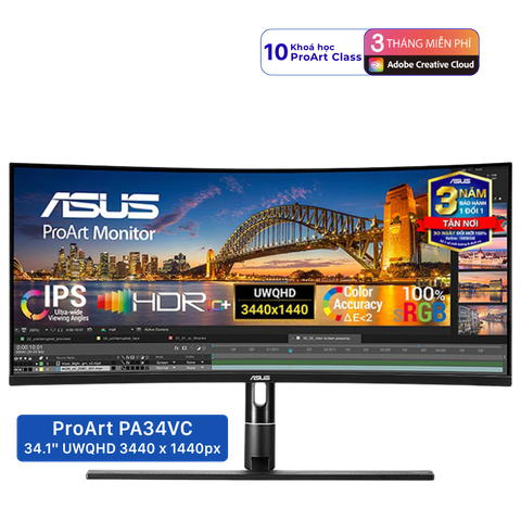 Màn hình cong ASUS ProArt PA34VC 34.1