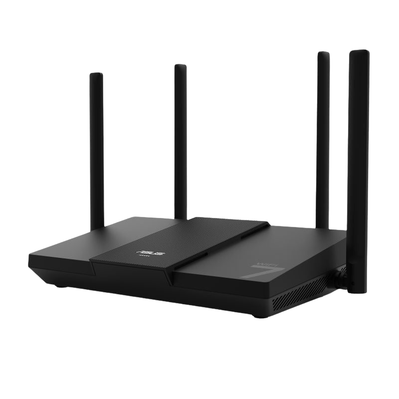 Router WiFi 7 ASUS RT-BE50 2 Băng Tần Chính Hãng