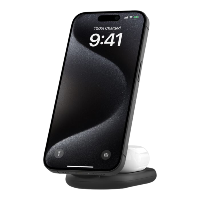  Sạc Nhanh Không Dây Belkin 15W Đế Sạc Có Thể Gập Lại Tương Thích Với MagSafe - WIZ028qcBK 