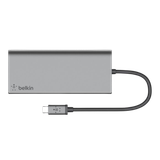  Adapter Chuyển Đổi USB-C 3.1 Multimedia 6 Trong 1, Pass-Thru Belkin - Hàng Chính Hãng 