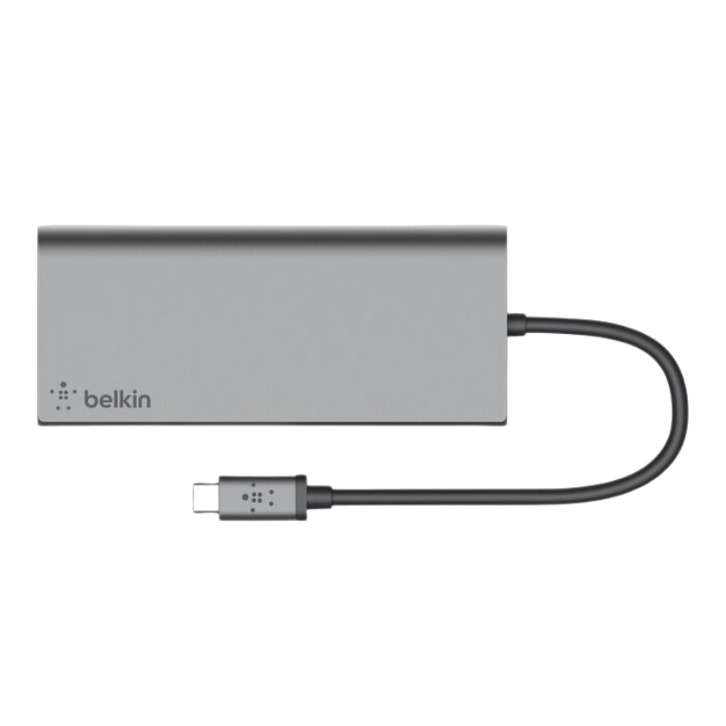  Adapter Chuyển Đổi USB-C 3.1 Multimedia 6 Trong 1, Pass-Thru Belkin - Hàng Chính Hãng 