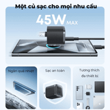  Sạc Anker Nano 45W Kèm Cáp USB-C - B2692 Chính Hãng 