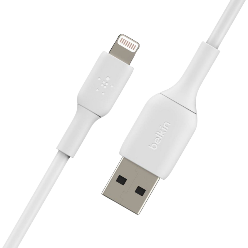  Cáp Sạc Lightning Belkin Vỏ Nhựa PVC Dài 1M - Hàng Chính Hãng 