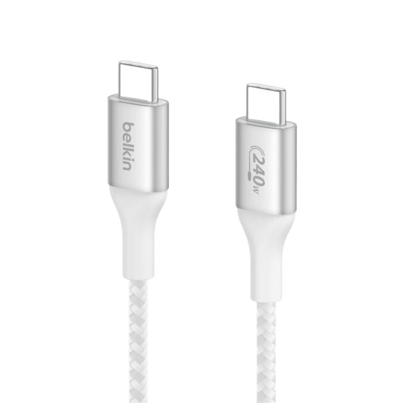  Cáp Sạc Belkin USB Type C Vỏ Dù 240W Dài 2M - Hàng Chính Hãng 