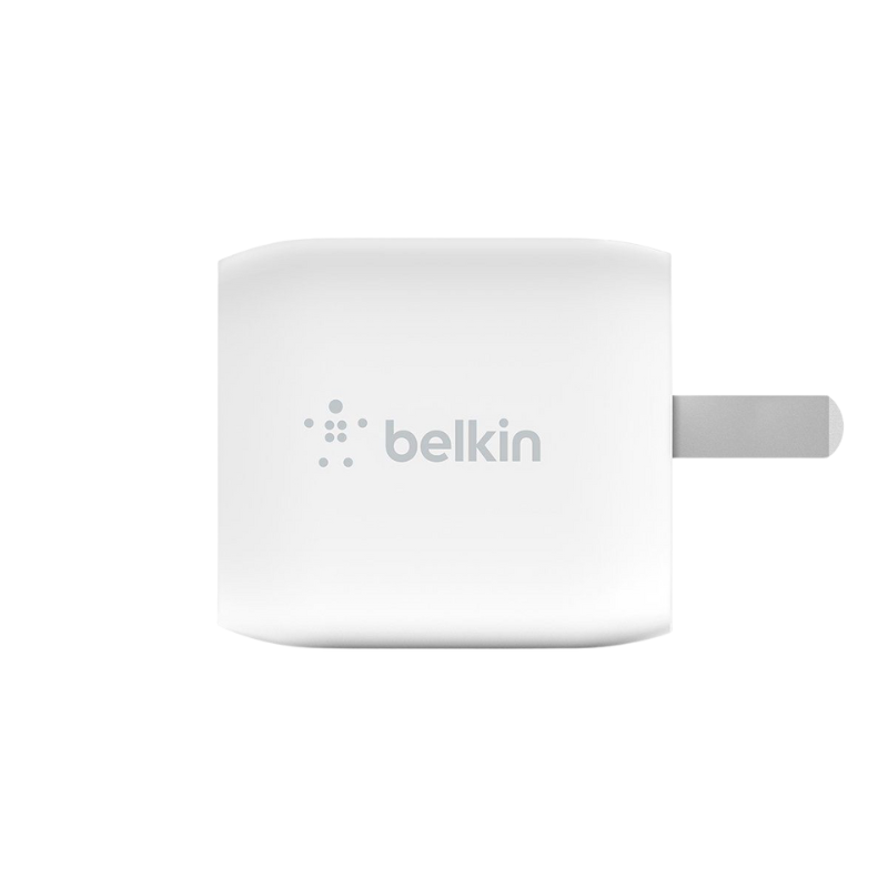  Adapter Sạc Nhanh Belkin 45W, 2 Cổng USB-C, PD 3.0 PPS GaN - Hàng Chính Hãng 