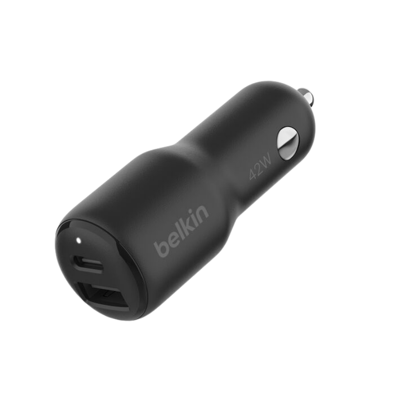  Tẩu Sạc Xe Hơi PPS Belkin 42W, 30W USB-C + 12W USB-A Chính Hãng 