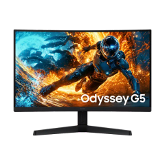 Màn Hình Gaming 27 Inch Odyssey G5 G55H QHD 180Hz Chính Hãng