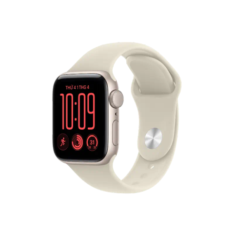 Apple Watch SE 3 2025 Nhôm 40mm (GPS) Dây Đeo Thể Thao Chính Hãng
