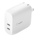 Adapter Sạc Nhanh Belkin 40W, USB-C PD 20W + USB-C PD 20W, Wall Charger - Hàng Chính Hãng 
