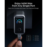  Sạc Anker Prime 160W (3C) Có Màn Hình LED Kèm Cáp USB-C - A2687 Chính Hãng 