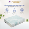  Gối Memory Foam Samy Crystal 40x60cm Gối Công Thái Học Nâng Đỡ Cổ Vai Gáy 