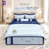  Bộ Chăn Ga Lụa Thêu Tencel Coolsilk Pro 2794 