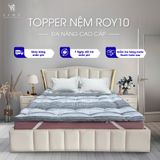  Topper Nệm Đa Năng Cao Cấp Samy Royal 10 Màu Xám Sọc 