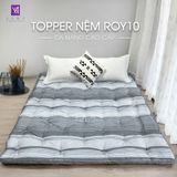  Topper Nệm Đa Năng Cao Cấp Samy Royal 10 Màu Xám Sọc 