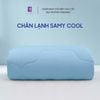  Chăn Lạnh SAMY COOL Cao Cấp Thoáng Khí Màu Xanh Biển Trơn 