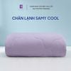  Chăn Lạnh SAMY COOL Cao Cấp Thoáng Khí Màu Tím Trơn 