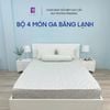 Bộ 4 Món Băng Lạnh SAMY BEDDING Siêu Mát Lạnh Hoa Nhí 