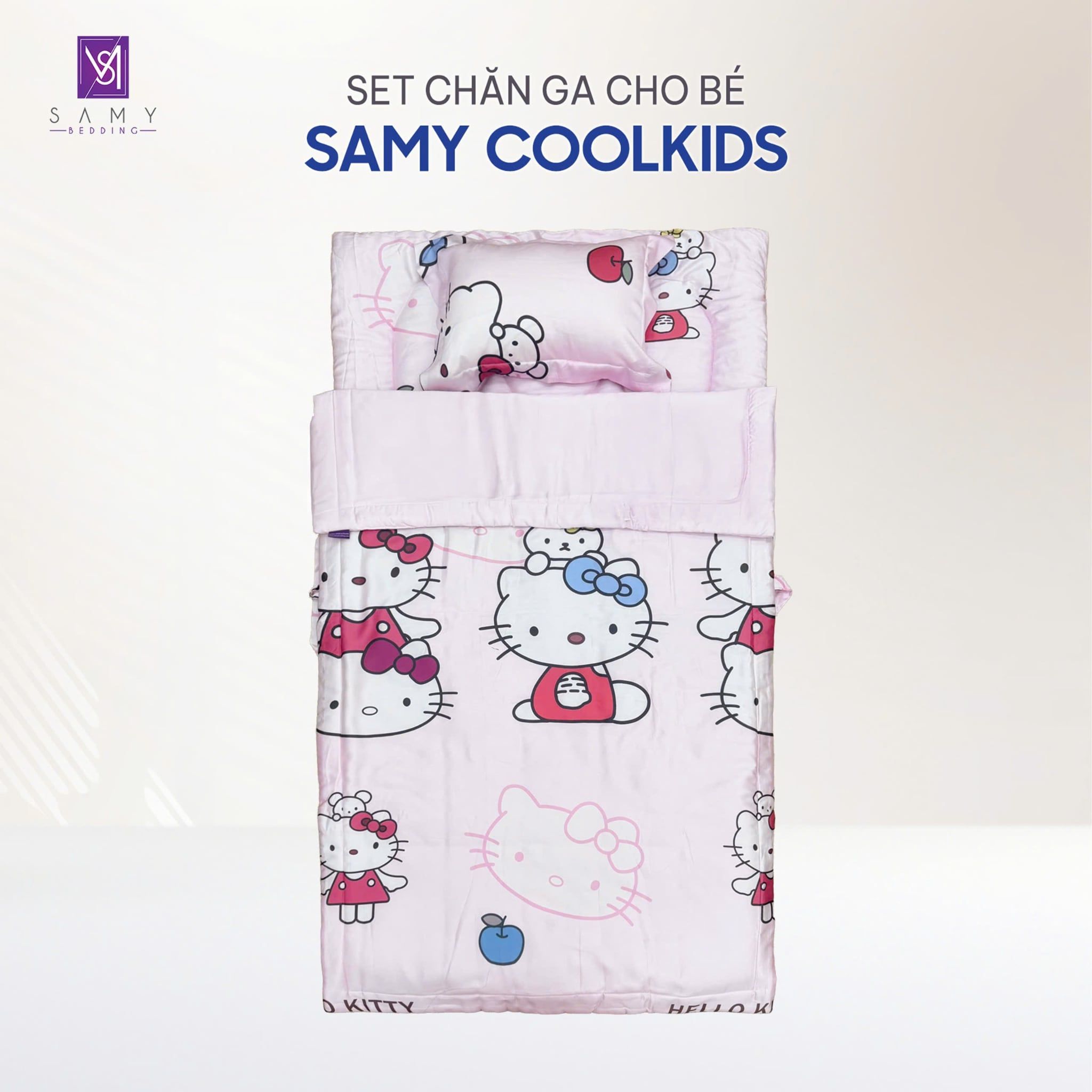  Set Chăn Ga Gối Tiện Ích Cho Bé - Samy Coolkids SCK002 