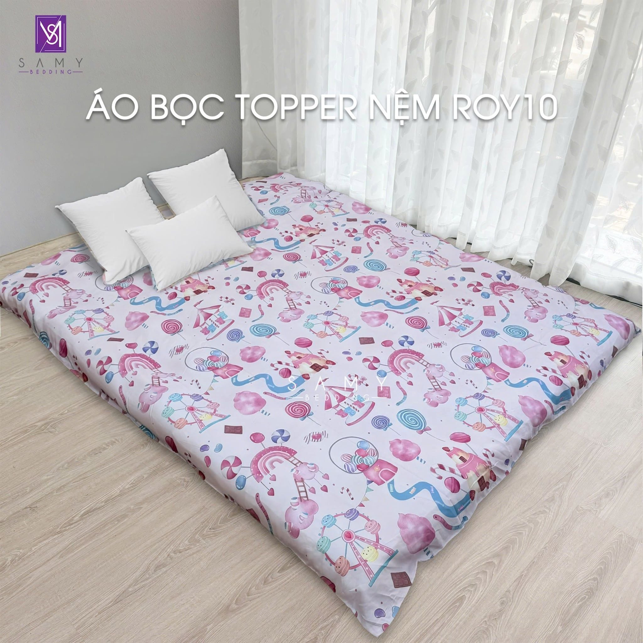  Áo bọc Topper ROY10 cao cấp RH041 