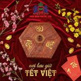  Hộp mứt xoay có nhạc (6 ngăn) - Phúc Lộc Toàn Niên - PLT 310 - Phúc Minh THP 