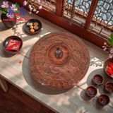  Hộp mứt xoay có nhạc (4 ngăn) - Long Phụng Sum Vầy - LP 260 - Phúc Minh THP 