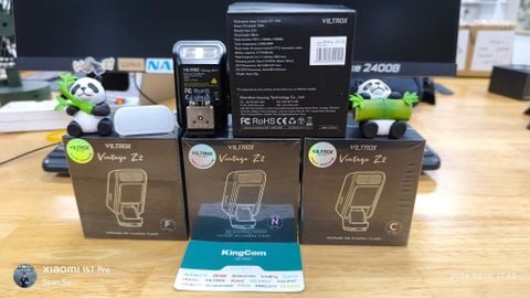 Đèn Flash Viltrox Vintage Z2 (Mẫu mới 2026) Auto TTL Cho Máy Ảnh - Chính Hãng