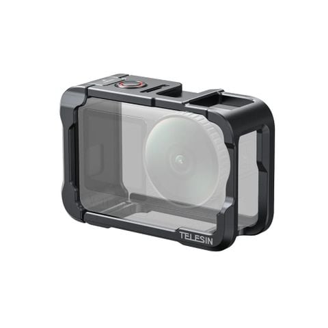 Bộ khung Telesin Lightweight Alluminium Cage - Plume Air for DJI OSMO Action 6 - S6-FMS-35-TDJ