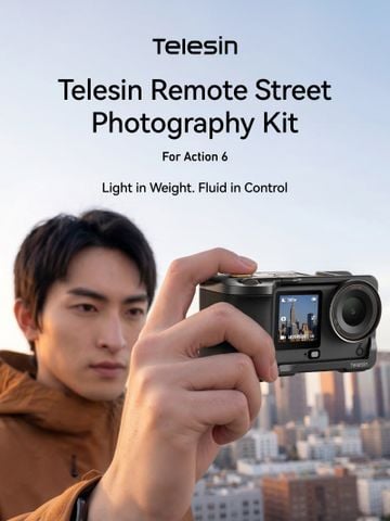 Bộ chụp ảnh Telesin Remote Street Photography Kit for OSMO Action 6 - S6-FMS-47-TDJ