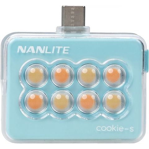 Đèn LED Nanlite Cookie USB-C Mini Square Cho Điện Thoại