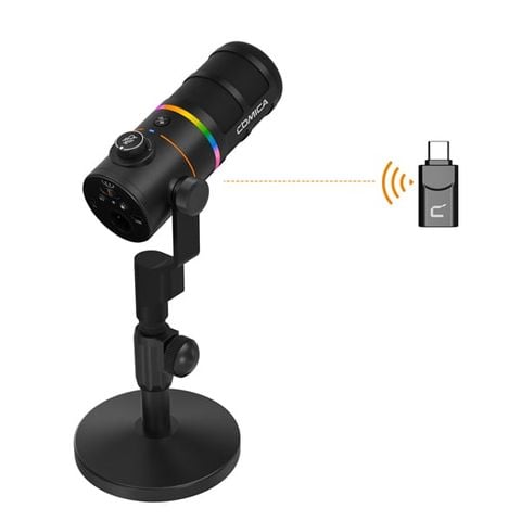 Comica EJoy D10 PRO RGB Cardioid Dynamic Wireless Microphone