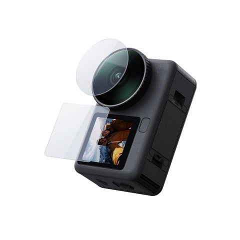 Bộ dán cường lực Telesin bảo vệ màn hình & ống kính cho DJI Osmo Action 6