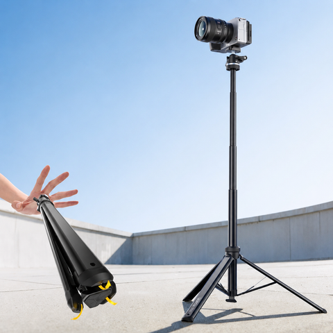 ULANZI MT93 Tripod Máy Ảnh Tháo Nhanh UKA, Xoay 360°, Tải Trọng Ballhead 3Kg, Chân Tự Bung Chính Hãng | Kingcom