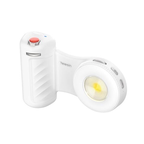 Báng tay cầm Telesin Fun Shot Grip từ tính có đèn trợ sáng