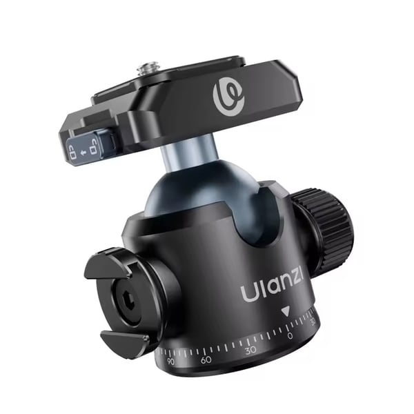 Ulanzi T100 – Đầu Bi Hợp Kim Xoay 360° Cho Chân Máy Ảnh DSLR, Đế Nhanh Uka, Tripod Máy Ảnh & Action Camera